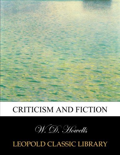 Criticism and fiction