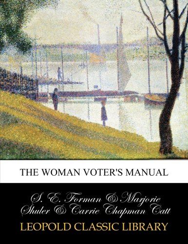 The woman voter's manual