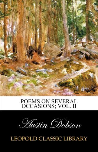 Poems on several occasions; Vol. II