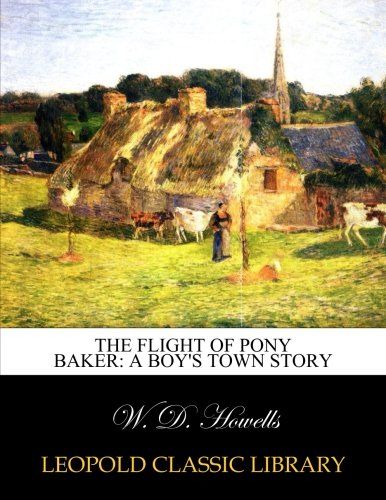 The flight of Pony Baker: a boy's town story