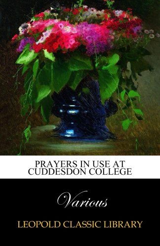 Prayers in use at Cuddesdon college