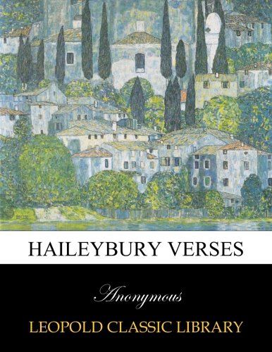 Haileybury verses