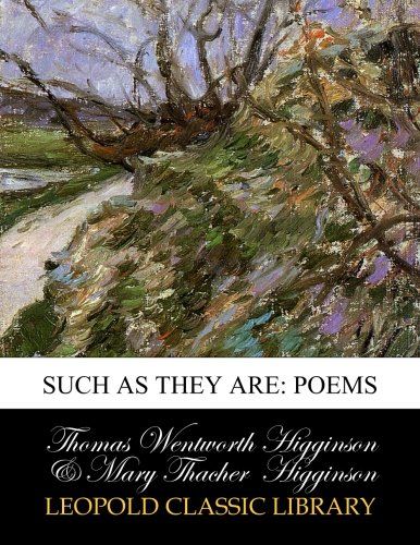 Such as They are: Poems
