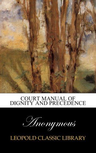 Court manual of dignity and precedence
