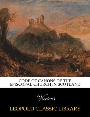 Code of canons of the Episcopal Church in Scotland