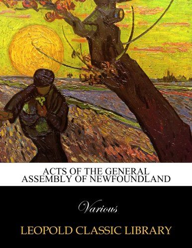 Acts of the General assembly of Newfoundland