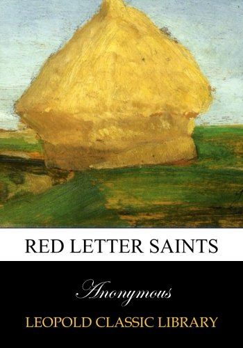 Red letter saints