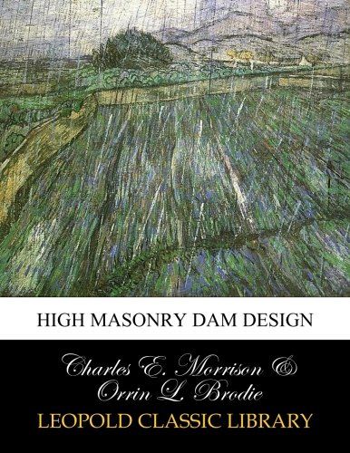 High masonry dam design