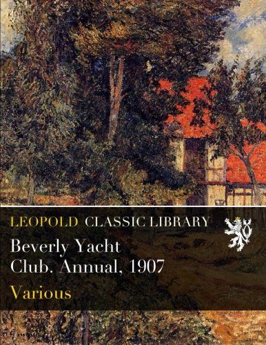 Beverly Yacht Club. Annual, 1907