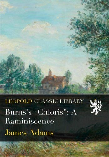 Burns's "Chloris": A Raminiscence