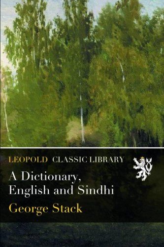 A Dictionary, English and Sindhi