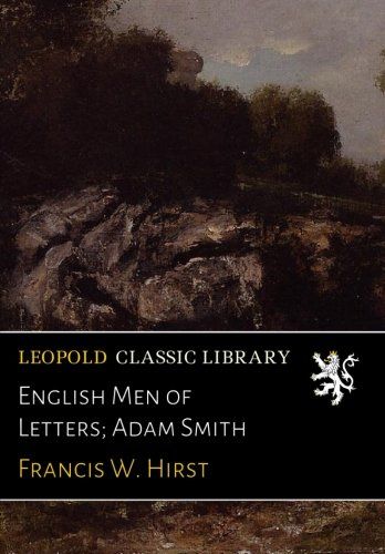 English Men of Letters; Adam Smith