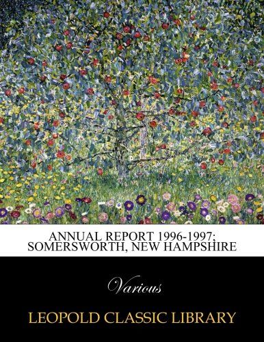 Annual report 1996-1997; Somersworth, New Hampshire