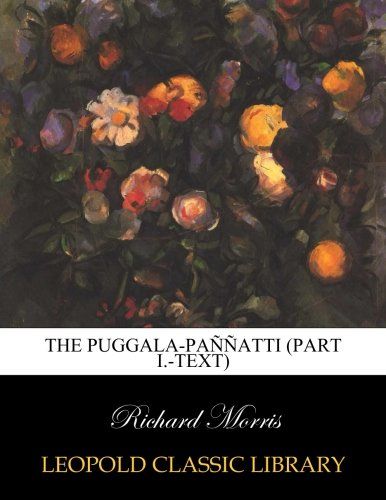 The Puggala-paññatti (Part I.-Text)