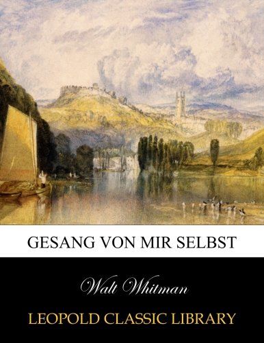 Gesang von mir selbst (German Edition)