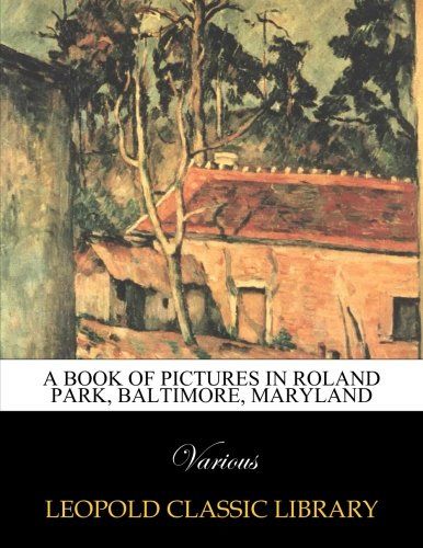 A book of pictures in Roland Park, Baltimore, Maryland
