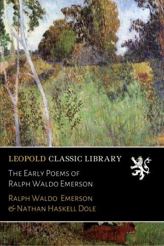 The Early Poems of Ralph Waldo Emerson