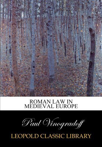 Roman law in medieval Europe