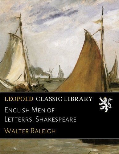 English Men of Letterrs. Shakespeare