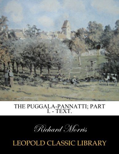 The Puggala-pannatti; Part I. - Text.