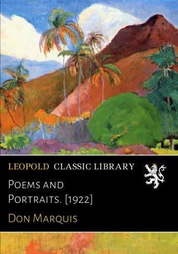 Poems and Portraits. [1922]