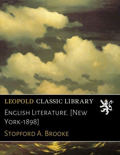 English Literature. [New York-1898]