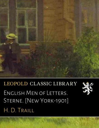 English Men of Letters. Sterne. [New York-1901]