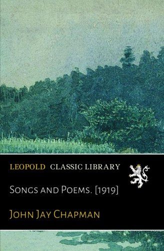Songs and Poems. [1919]