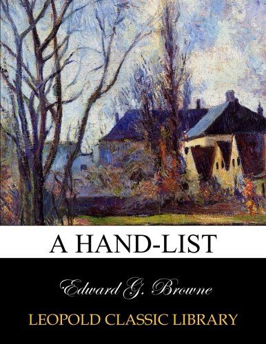 A hand-list