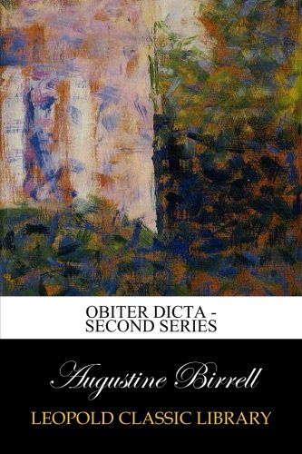 Obiter Dicta - Second Series
