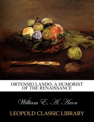 Ortensio Lando, a humorist of the renaissance