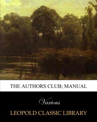 The Authors Club; Manual