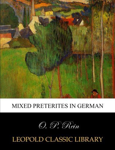 Mixed preterites in German
