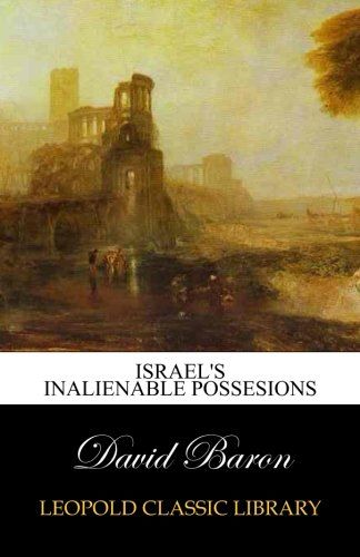 Israel's inalienable possesions