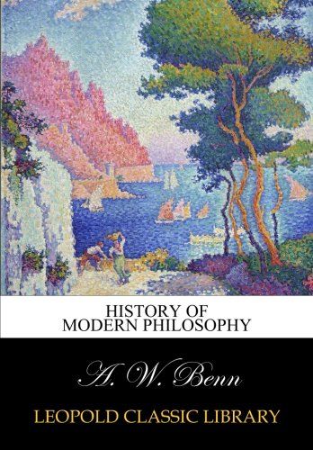 History of modern philosophy