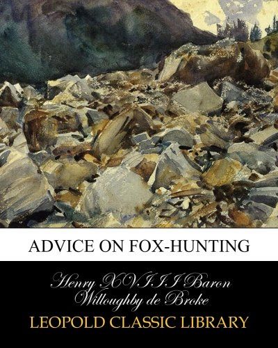 Advice on fox-hunting