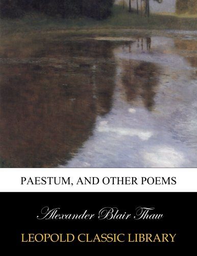 Paestum, and other poems
