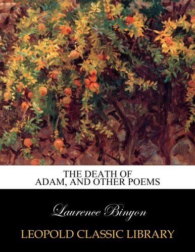 The death of Adam, and other poems