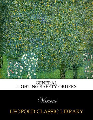 General lighting safety orders