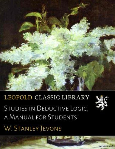 Studies in Deductive Logic, a Manual for Students