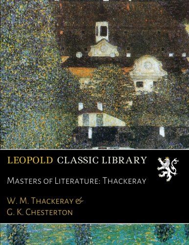 Masters of Literature: Thackeray