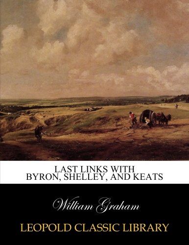 Last links with Byron, Shelley, and Keats