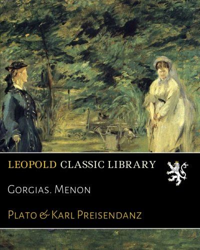 Gorgias. Menon (German Edition)