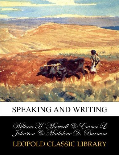 Speaking and writing