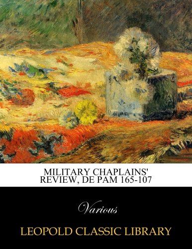 Military Chaplains' Review, DE PAM 165-107
