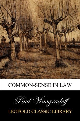 Common-sense in law