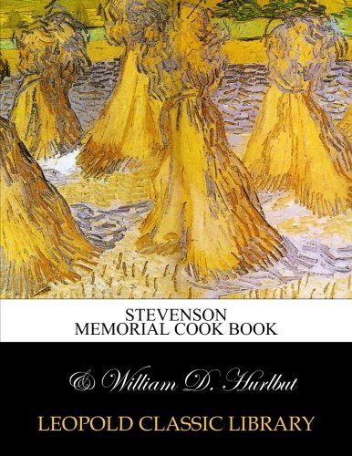 Stevenson memorial cook book