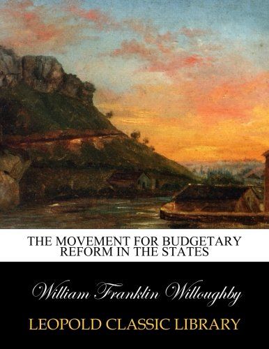 The movement for budgetary reform in the States