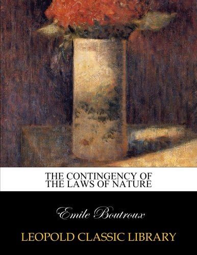 The contingency of the laws of nature