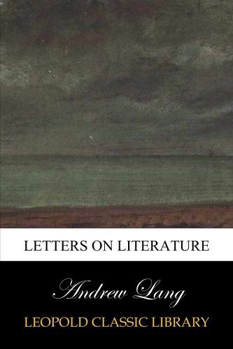 Letters on literature